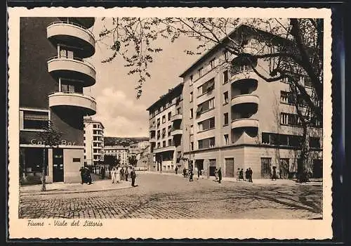 AK Fiume, Viale del Littorio