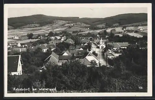 AK Katzelsdorf am Wienerwald, Blick auf den Ort