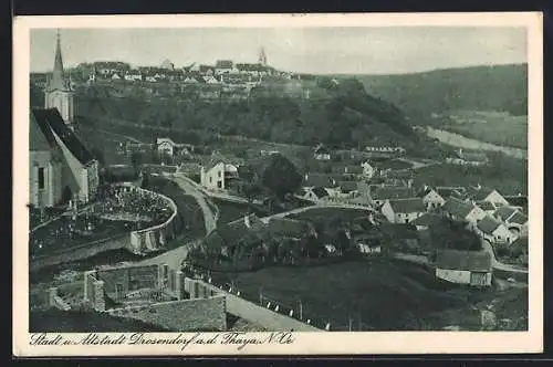 AK Drosendorf a. d. Thaya, Stadt und Altstadt