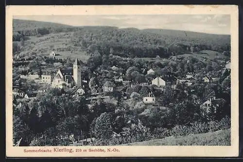 AK Kierling /N.-Oe., Ortsansicht mit Kirch