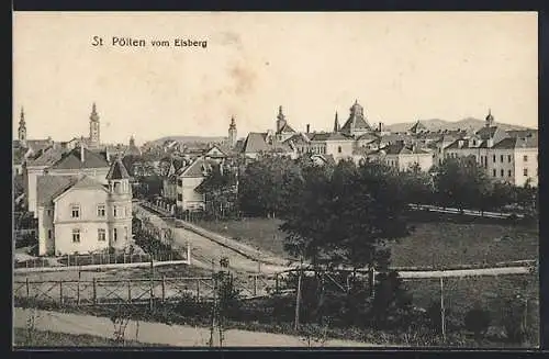 AK St. Pölten, Ortsansicht vom Eisberg
