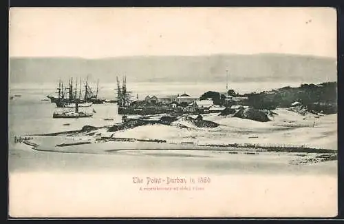 AK Durban, The Point in 1860