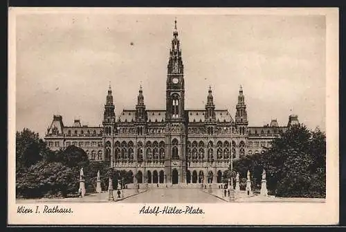 AK Wien, Rathaus, Platz