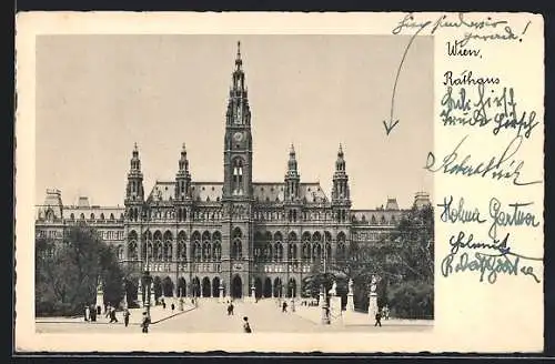 AK Wien, Partie am Rathaus