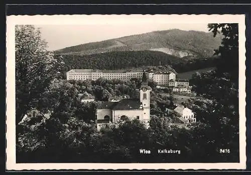 AK Wien, Kalksburg aus der Vogelschau