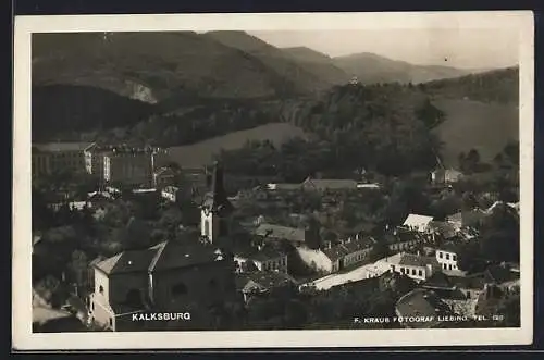 AK Kalksburg, Teilansicht mit Kirche