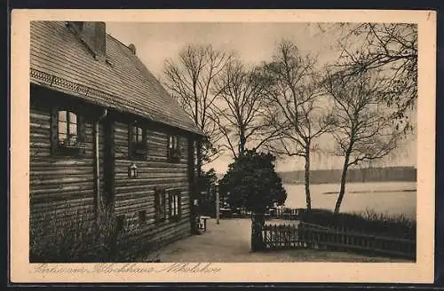 AK Berlin-Nikolskoe, Restaurant Blockhaus am Wannsee, Inh. Richard Schulte