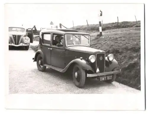 Fotografie Auto Hanomag, PKW auf Dachstein Passstrasse 1937