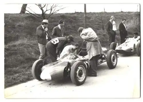 Fotografie Motorsport, Auto Formel Rennwagen, Startnummer 114 & 109