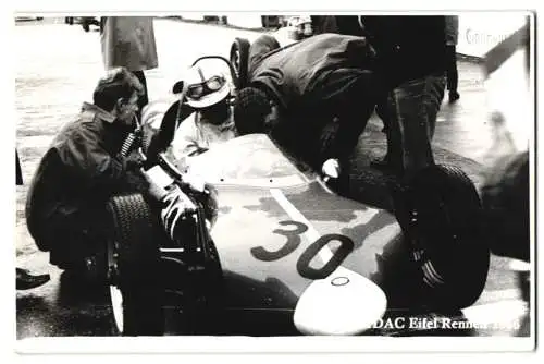 Fotografie Auto Motorsport ADAC Eifel Rennen 1966, Formel rennwagen mit Startnummer 30