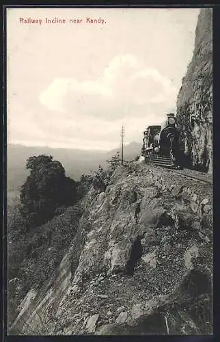 AK Kandy, Railway near the City, Eisenbahn