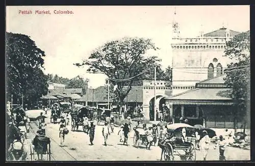 AK Colombo, Pettah Market, Strassenpartie