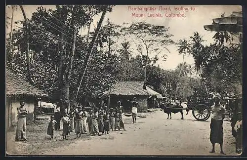 AK Colombo, the Bambalapitiya Road, leading to Mound Lavinia