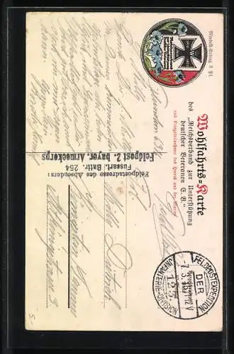 AK Generalfeldmarschall Paul von Hindenburg in Uniform mit Orden