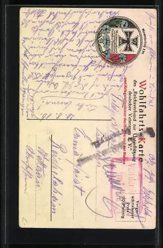 Künstler-AK Generalfeldmarschall von Hindenburg in Uniform mit Epauletten und Orden