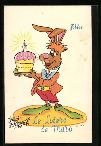 AK Walt Disney, Le Lievre de Mars, Chocolate Tobler