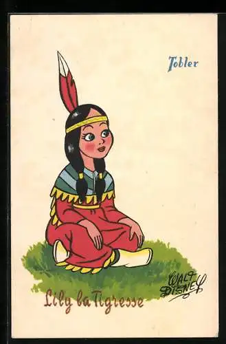 AK Lily la Tigresse aus Walt Disneys Peter Pan