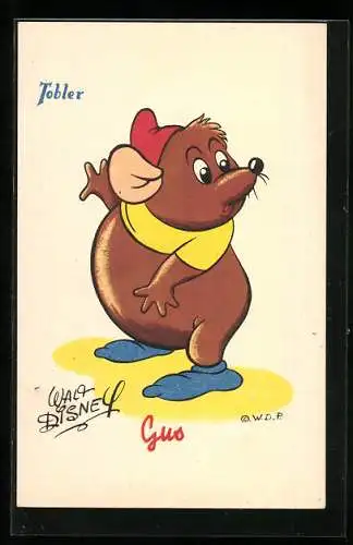 AK Reklame für Tobler, Gus, Comic von Walt Disney