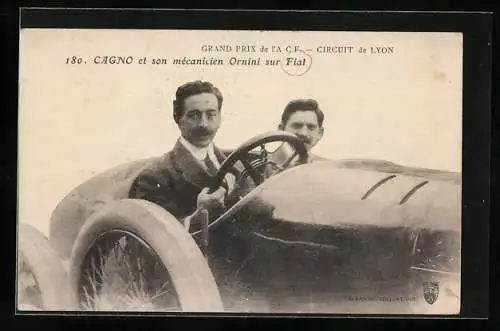 AK Auto Fiat, Rennfahrer Cagno, Grand Prix de la CF