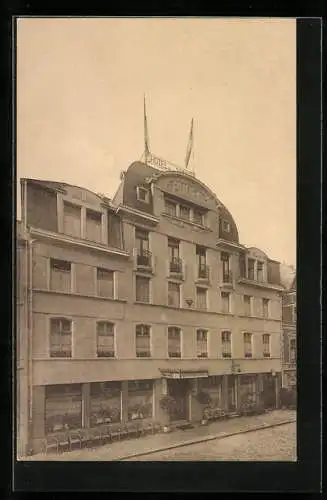 AK Echternach, Hotel de la Sure, 53 Rue de la Gare, Propr. V. Wilhelm