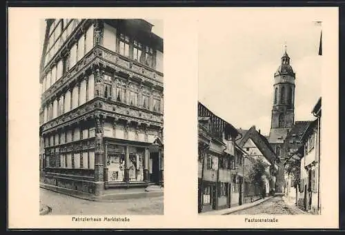 AK Einbeck, Patrizierhaus Marktstrasse, Pastorenstrasse