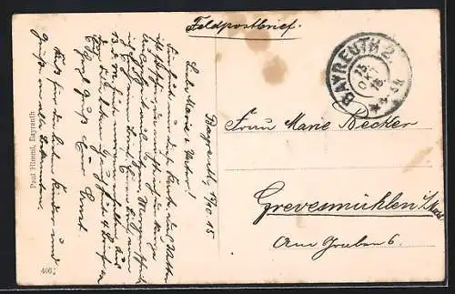 AK Bayreuth, Ansicht der Luitpoldschule