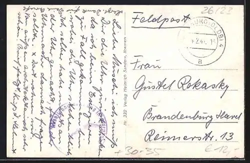 AK Oldenburg i. O., Partie an der Flakabteilung 32