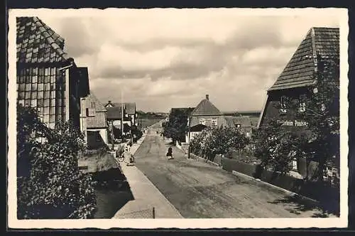 AK Norddorf a. Amrum, Häuser in der Strandstrasse