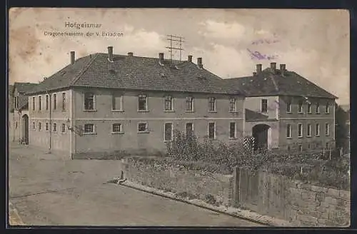 AK Hofgeismar, Dragonerkaserne der V. Eskadron