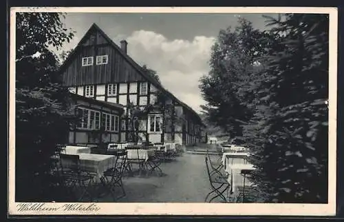 AK Bielefeld-Brackwede, Gasthaus Waldheim Waterbür