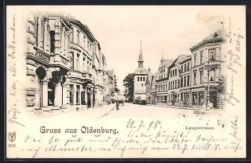 AK Oldenburg / Oldenburg, Restaurant H. Oppermann, Langestrasse