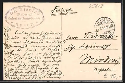 AK Dichter Emanuel Gurlitt mit Gedicht und Ortsansicht