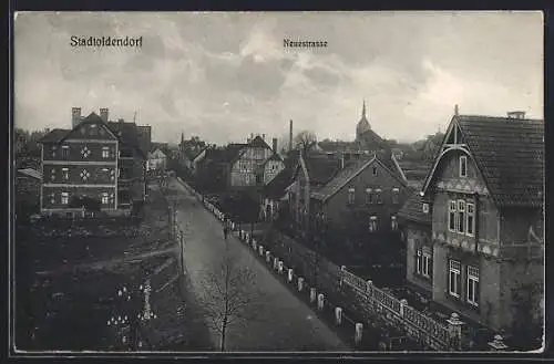 AK Stadtoldendorf, Wohnhäuser in der Neuestrasse