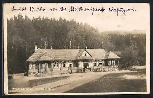 AK Stadtoldendorf, Gasthof Schützenhaus am Waldrand