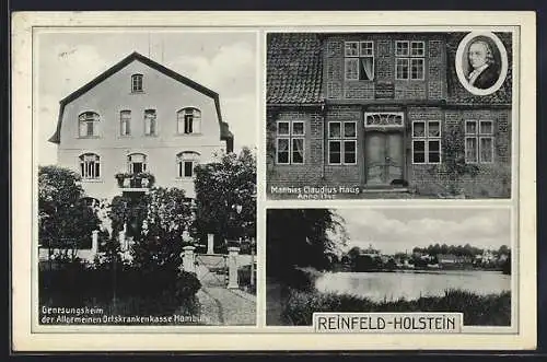 AK Reinfeld /Holstein, Genesungsheim der AOK Hamburg, Matthias Claudius Haus