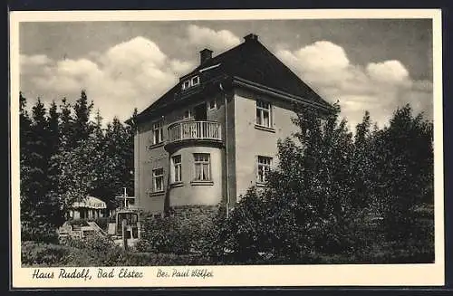 AK Bad Elster, Hotel Haus Rudolf