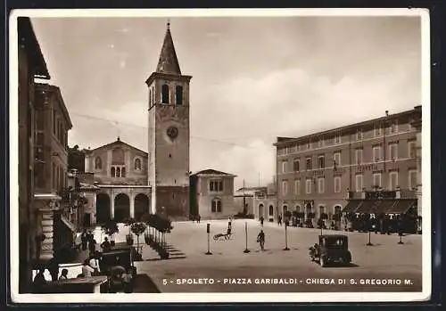 AK Spoleto, Piazza Garibaldi, Chiesa di S. Gregorio M.