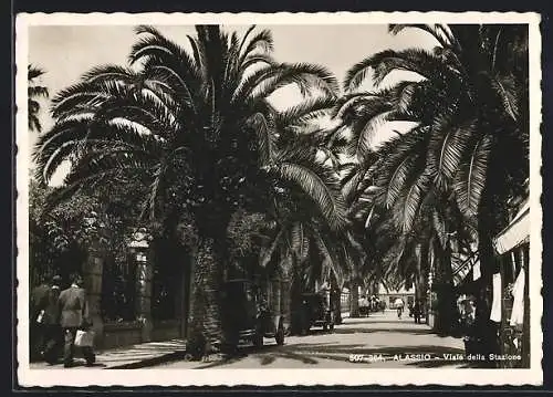 AK Alassio, Viale della Stazione