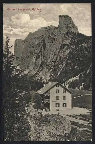 AK Wolkenstein /Gröden, Gasthof Langental