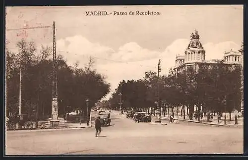 AK Madrid, Paseo de Recoletos