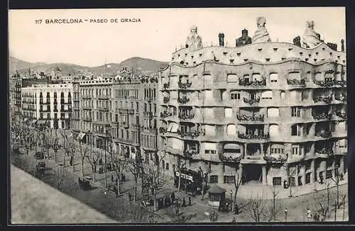 AK Barcelona, Paseo de Gracia, Casa Milà