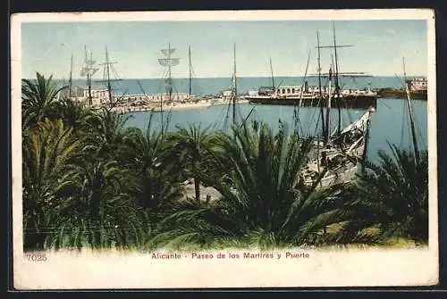 AK Alicante, Paseo de los Martires y Puerto