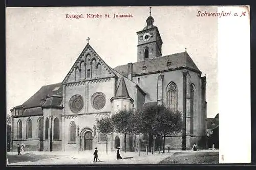 AK Schweinfurt a.M., Evangelische Kirche St. Johannis
