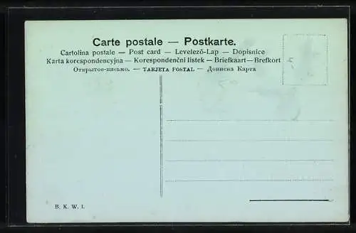 AK Osterhasen mit Weidenzweigen in den Schnauzen