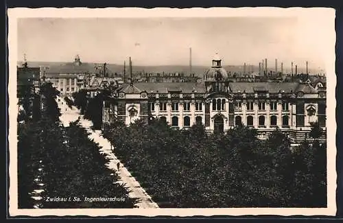 AK Zwickau, Blick auf die Ingenieurschule