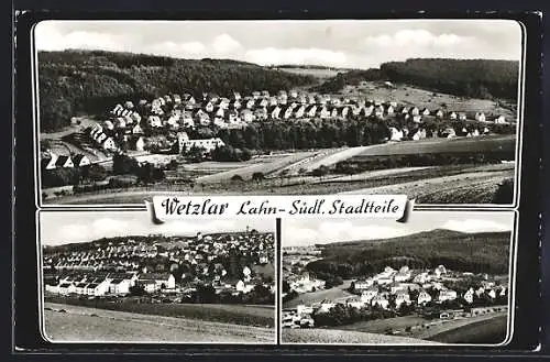 AK Wetzlar /Lahn, Südliche Stadtteile, Ortsansichten