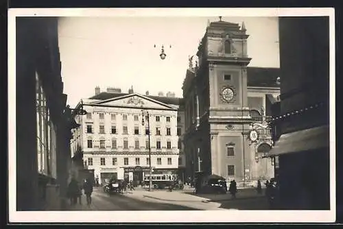 AK Wien, Schottenkirche mit Schottenhof