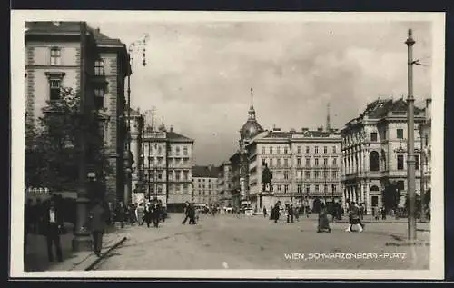 AK Wien, Partie auf dem Schwarzenberg-Platz