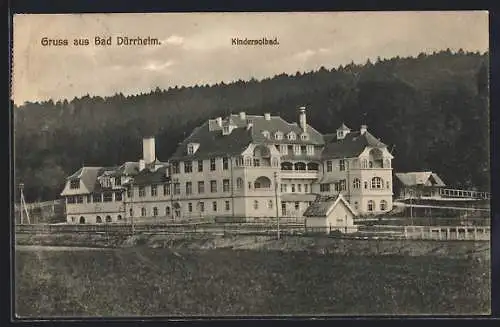 AK Bad Dürrheim, Kindersolbad am Waldrand