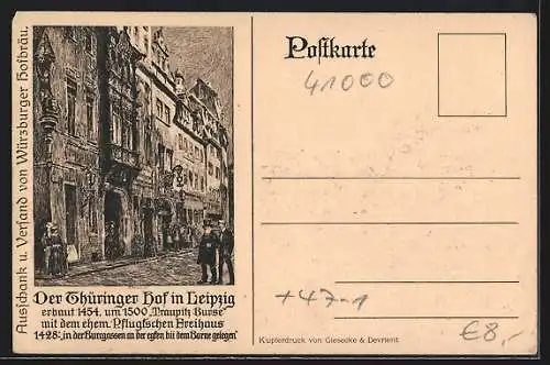 AK Leipzig, Halbjahrtausendfeier der Alma Mater Lipsiensis 1909, Reliefs